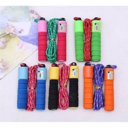 Imagem de Corda De Pular e Contador 2,5Mt exercício funcional Academia Ginastica