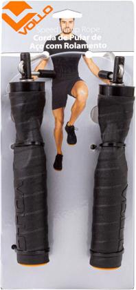 Imagem de Corda de Pular Exercício Funcional de Aço C/ Rolamento Vollo Tam. 300 X 0.4 Cm