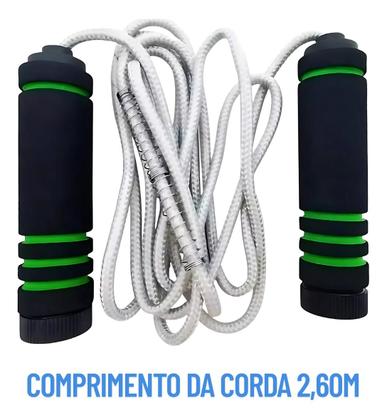 Imagem de Corda De Pular Exercício Funcional exercício funcional Academia Jumpe Cardiovascular Pula Corda Boxe Hit Luta