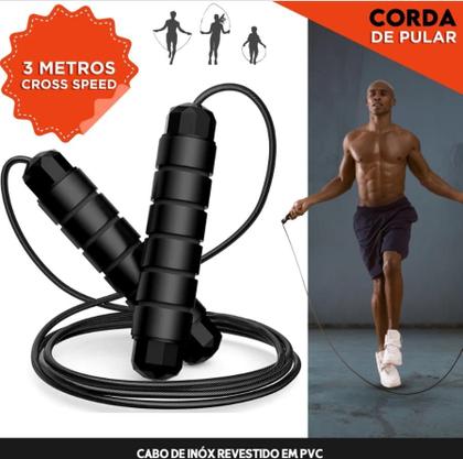 Imagem de Corda de pular Exercício Funcional profissional 3M aço