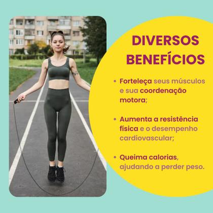 Imagem de Corda de Pular Profissional 3 Metros Regulável Kaftor