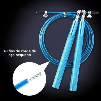 Imagem de Corda de Pular Profissional para Fitness - Exercício Funcional de Alta Velocidade