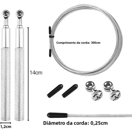 Imagem de Corda de Pular Profissional para Fitness - Exercício Funcional de Alta Velocidade