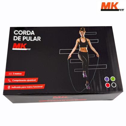 Imagem de Corda De Pular Profissional, Speed Rope Funcional Ajustável MKFIT