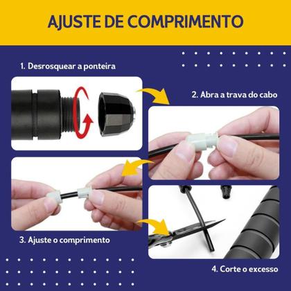 Imagem de Corda De Pular Sem Emaranhados Cabo De Corda De Salto Rápido Cross Speed