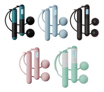 Imagem de Corda de Pular Sem Fio  Exercício Funcional Magnética com Contador Automático Treine com Estilo e Praticidade