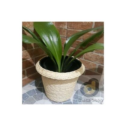 Imagem de Corda de Sisal Natural 8mm, até 30 metros  Ideal para jardinagem e decoração.