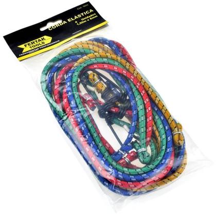 Imagem de Corda Elástica Kit 4 Peças 1,50m X 8mm Fertak