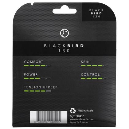 Imagem de Corda Inni Blackbird 16L 1.30mm Preta Set Individual