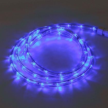 Imagem de Corda Luminosa Taschibra Led Pro 13mm 2 Fios 30 Leds 220v 100 Metros Azul
