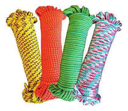 Imagem de Corda Multiuso Pp 12mm 20m Meada Amarração Carga Içamento Resistente Forte Nf