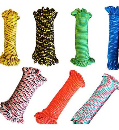 Imagem de Corda Multiuso Pp 12mm 20m Meada Amarração Carga Içamento Resistente Forte Nf