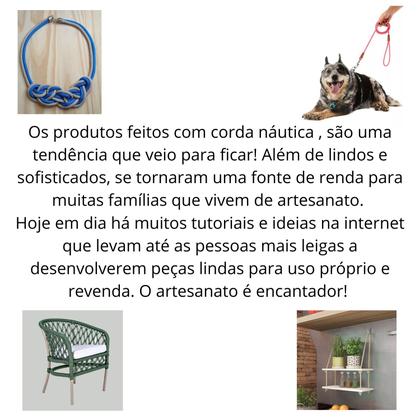 Imagem de Corda Náutica 6,0mm  Cor Rosa 10 metros GKL