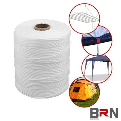 Imagem de Corda Náutica Trançada Multiuso PP 3,5mm Bobina 169 Metros