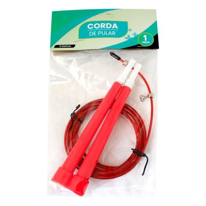 Imagem de Corda para exercício funcional cabo de aço IMPOFIT VERMELHA