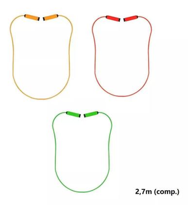 Imagem de Corda para pular com cabo em eva - treino e exercicio- bs1204 art sport