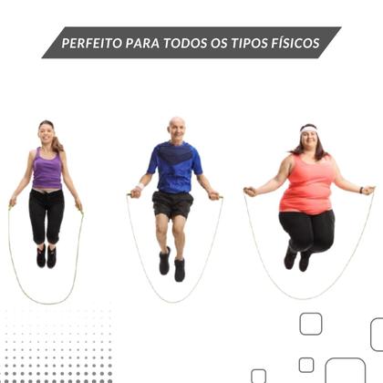 Imagem de Corda Pular Cabo De Nylon Exercício Funcional Jump Rope Boxing