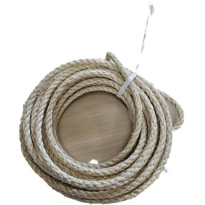 Imagem de Corda sisal durável trabalhos construção manutenção 8mm 20 mts