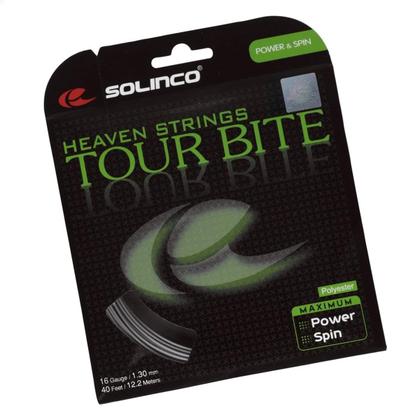 Imagem de Corda Solinco Tour Bite 1.30mm 12.2m Cinza - Set Individual