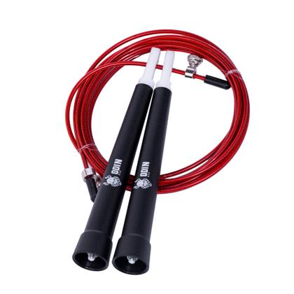 Imagem de Corda Speed Rope Simples Rolamento em PVC cabo VERMELHO
