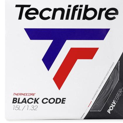 Imagem de Corda Tecnifibre Black Code 15L 1.32mm - Set Individual - Preta