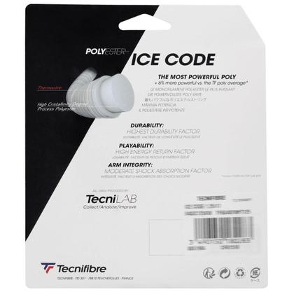 Imagem de Corda Tecnifibre Ice Code 16 1.30mm - Set Individual - Branca