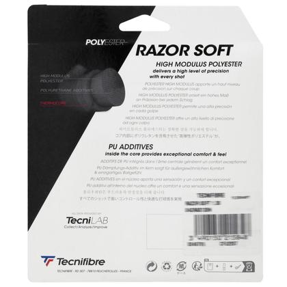Imagem de Corda Tecnifibre Razor Soft 16 1.30mm - Set Individual - Preta