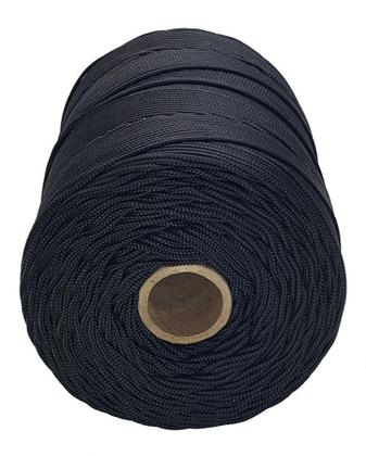 Imagem de Corda Trançada 2,0 mm Preta rolo com 448 metros-Cordaville
