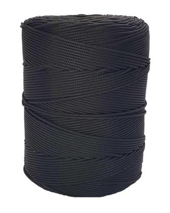 Imagem de Corda Trançada 2,0 mm Preta rolo com 448 metros-Cordaville