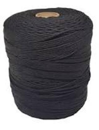 Imagem de Corda trançada de polipropileno 3,5 mm preta com 192 metros