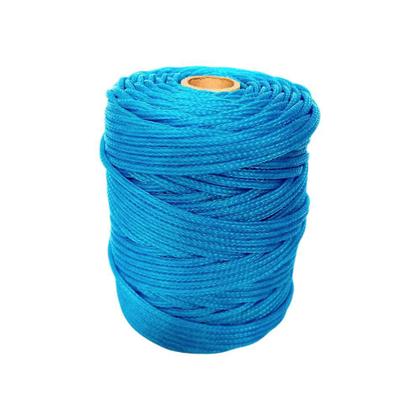 Imagem de Corda Trançada Pe Virgem S/alma C/aprox. 161 Mt Azul 12mm