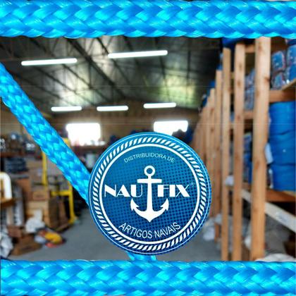 Imagem de Corda Trançada Pe Virgem S/alma C/aprox. 161 Mt Azul 12mm