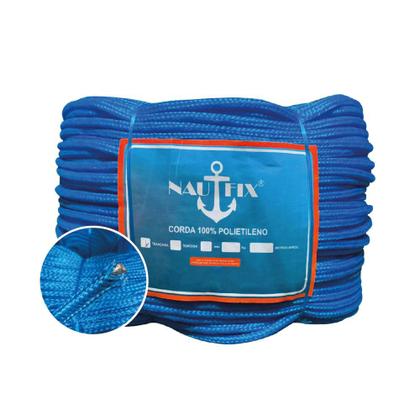 Imagem de Corda Trançada Pe Virgem S/alma C/aprox. 161 Mt Azul 12mm