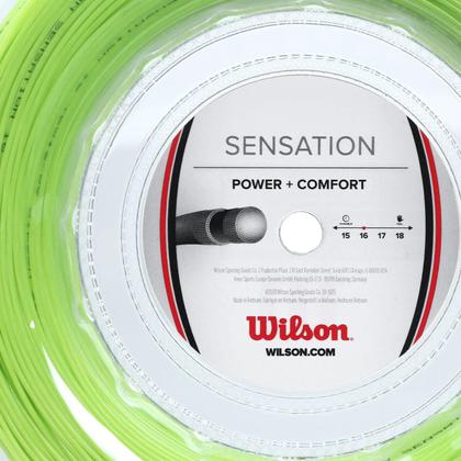 Corde Wilson Sensation – Bobine 12,2m – Multifilament 1,30mm – Confort Et Protection Du Bras – Vert Fluo