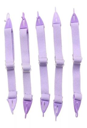 Imagem de Cordão Ajustável Infantil Elástico Óculos Rosa Kit C/10