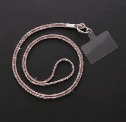 Imagem de Cordão Anti Perda para Celular Cordão pescoço Pendurar Strass Brilho / Cordinha para Telefone/ Chaves / Acessórios