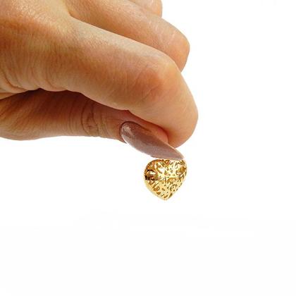 Imagem de Cordão Baiano Com Pingente Coração Grande Ouro 18k