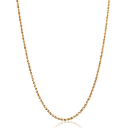 Imagem de Cordão Baiano Com Pingente Coração Grande Ouro 18k