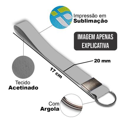Imagem de Cordão Chaveiro Kit de 10 Yamaha Pequeno Preto Premium
