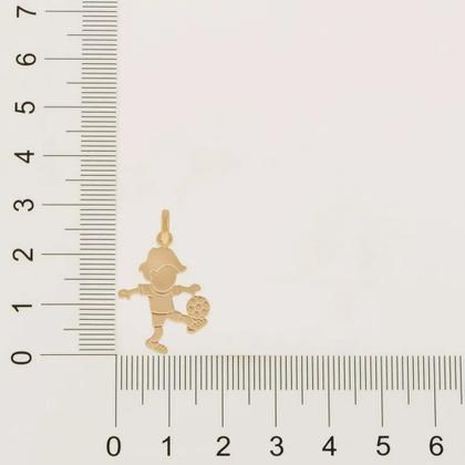 Imagem de Cordão com Pingente infantil Rommanel menino bola 42 cm 530714 541799