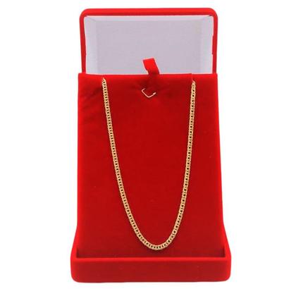 Imagem de Cordão Corrente De Ouro Masculino Elo Duplo 60cm 3.8 Grs 18k