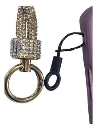 Imagem de Cordão De Celular Com Strass Brilhante Bling Pulseira Curta