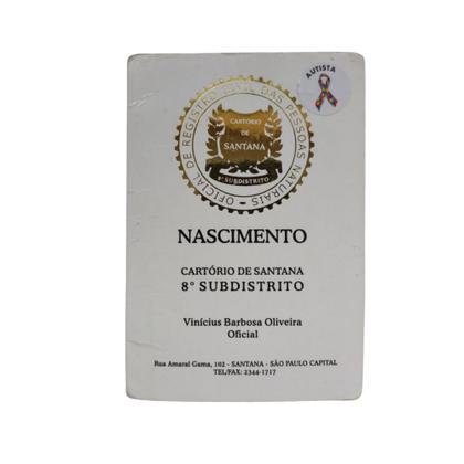 Imagem de Cordão De Identificação Autista + Adesivo Para Documento