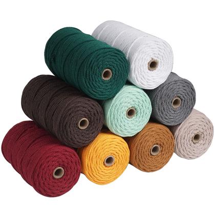 Imagem de Cordão de macramê de algodão NOANTA 4 mm x 100 m Corda bege