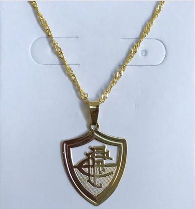 Imagem de cordão do fluminense folheado a ouro 18 k