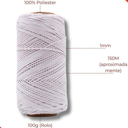 Imagem de Cordao encerado 01mm com 100 metros