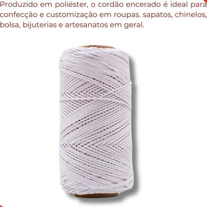 Imagem de Cordao encerado 01mm com 100 metros