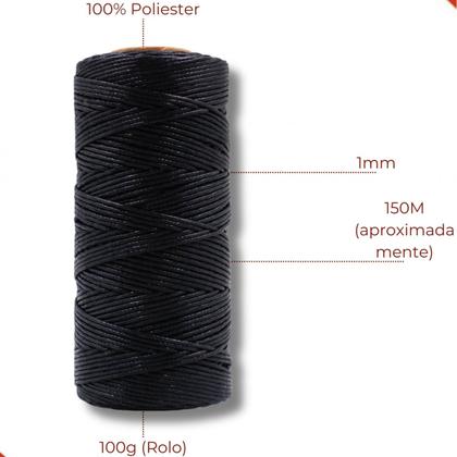 Imagem de Cordao encerado 01mm com 100 metros