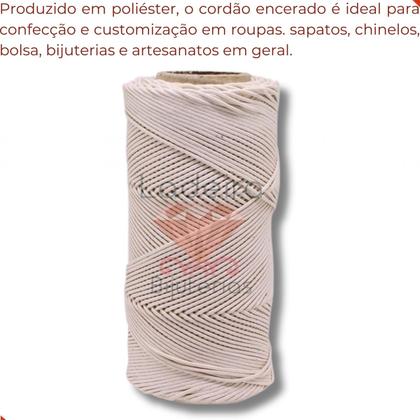 Imagem de Cordao encerado 01mm com 100 metros