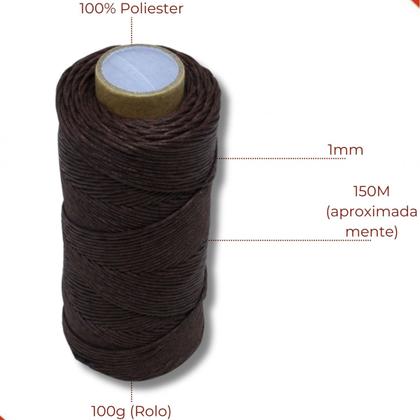 Imagem de Cordao encerado 01mm com 100 metros